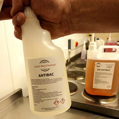 Antibacterial surface cleaner in 650ml and 5 Litres